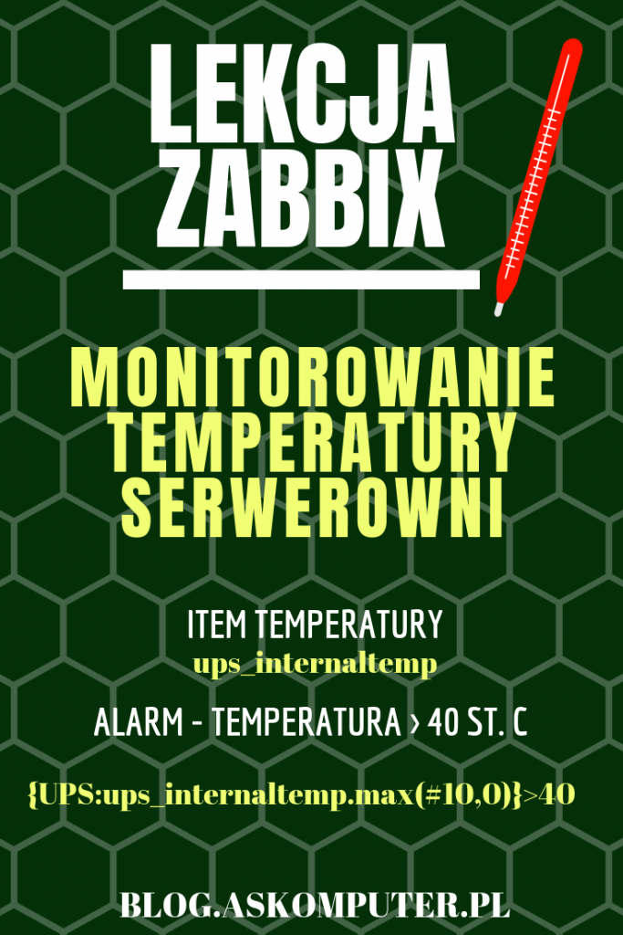 Monitorowanie temperatury serwerowni